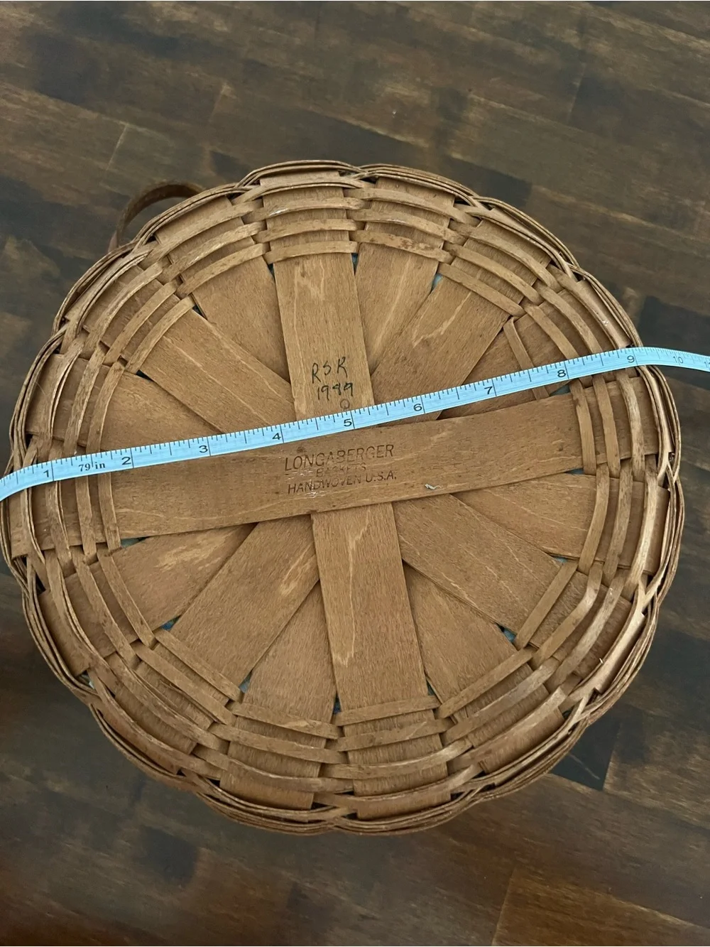 Longaberger Darning Basket, 1999